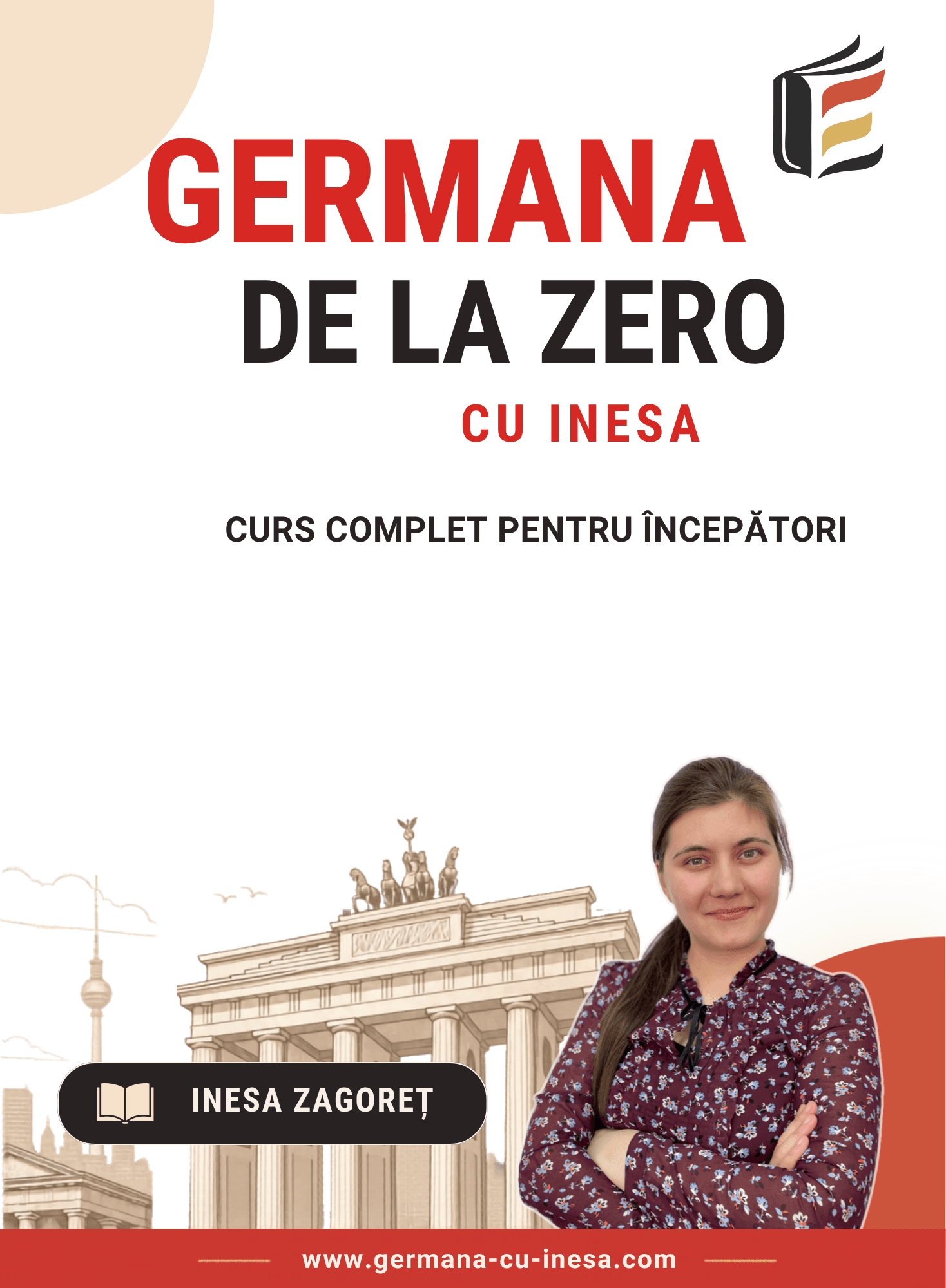 Coperta cărții Germana de la Zero, curs complet pentru începători
